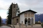 Chiesa di Madonna del Ghisallo, la patrona di ciclismo, vicina al Lago di Como