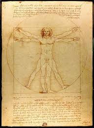 Leonardo da Vinci: Vitruvian Man (1490)