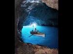la grotto azzurra di Capri
