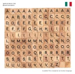 distribuzione dei lettere in un gioco